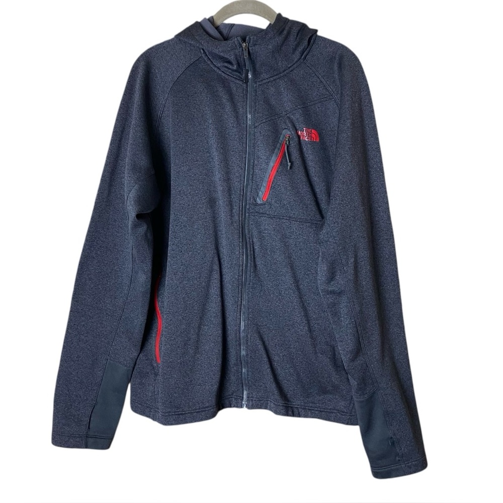 The North Face Skyline Fleece Full Zip Fleece Jacket Gray Men Size Large